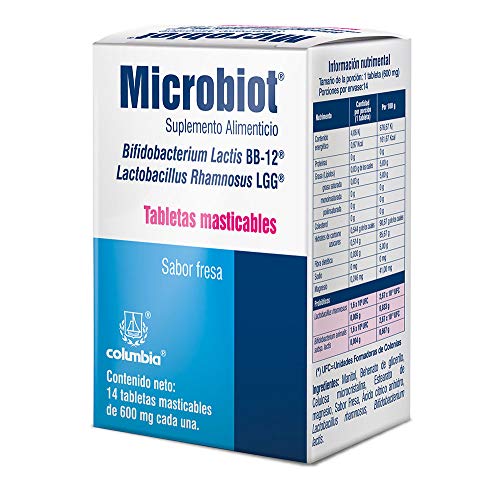 Microbiot Tabs Masticables Lactobacillus Rhamnosus